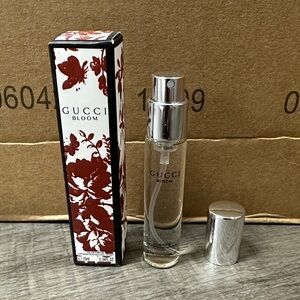 Gucci Bloom Fragrance with Red Floral Design